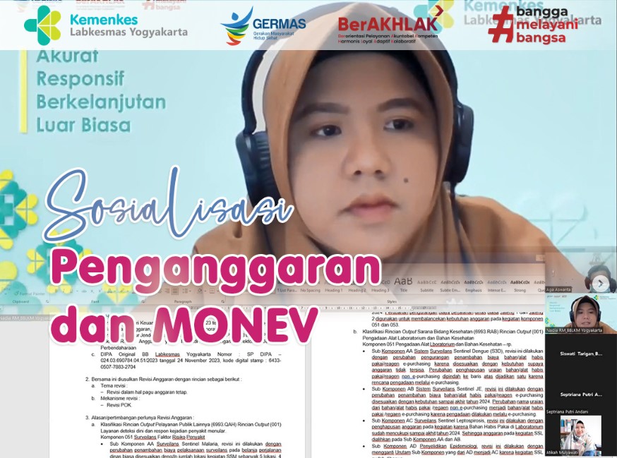Sosialisasi Penganggaran dan Monev